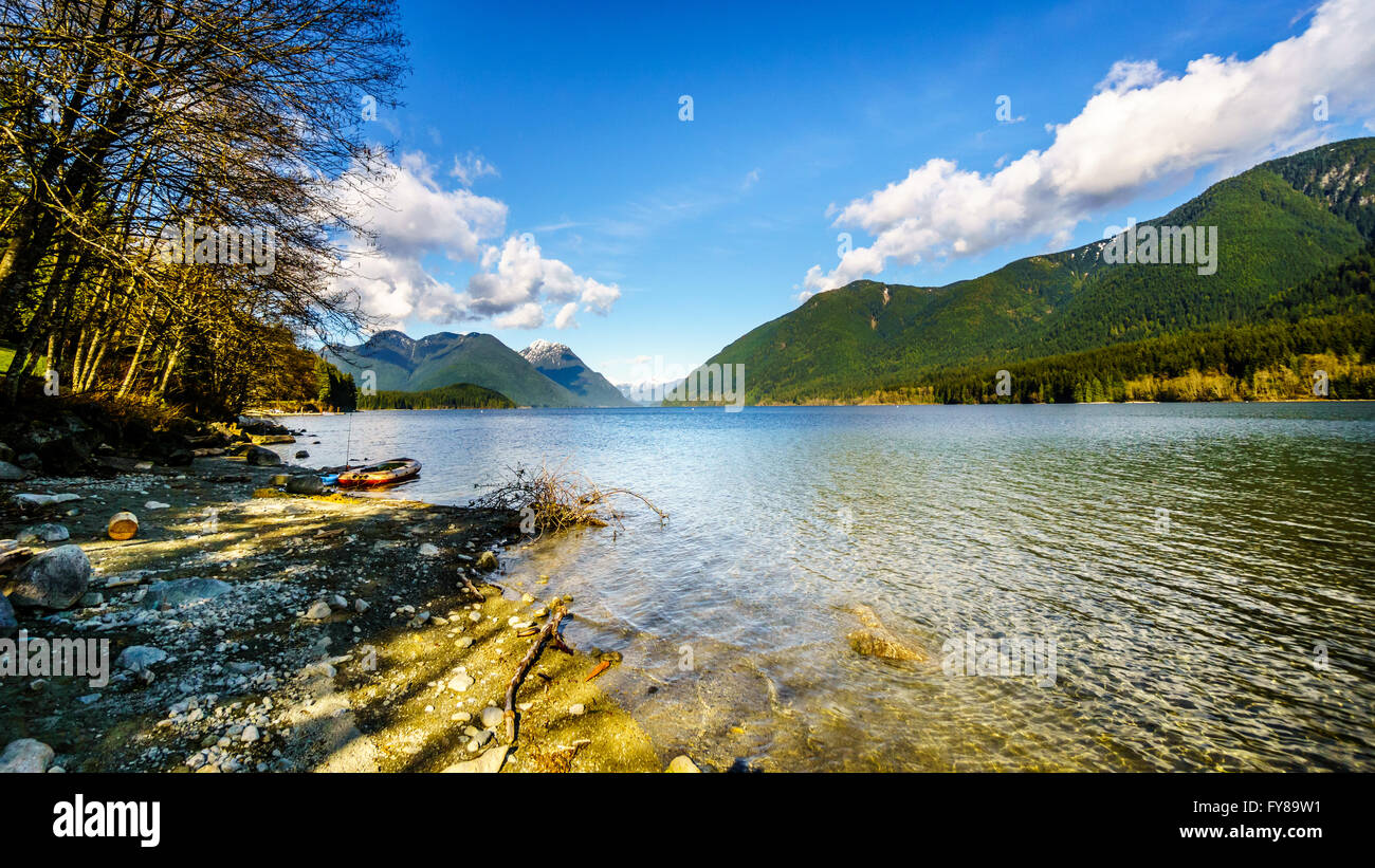 Alouette Lake in Golden Ears Provincial Park in the Coastal Mountain Range in British Columbia, Canada Stock Photo