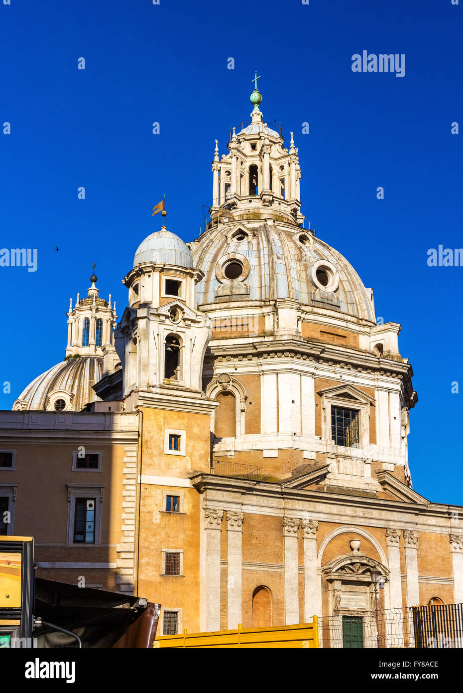 Santa Maria di Loreto Church in Rome Stock Photo