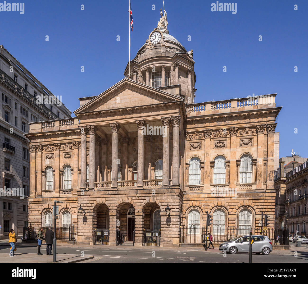 Liverpool Town Hall.Dale Street Liverpool. Merseyside North West Engalnd. Stock Photo