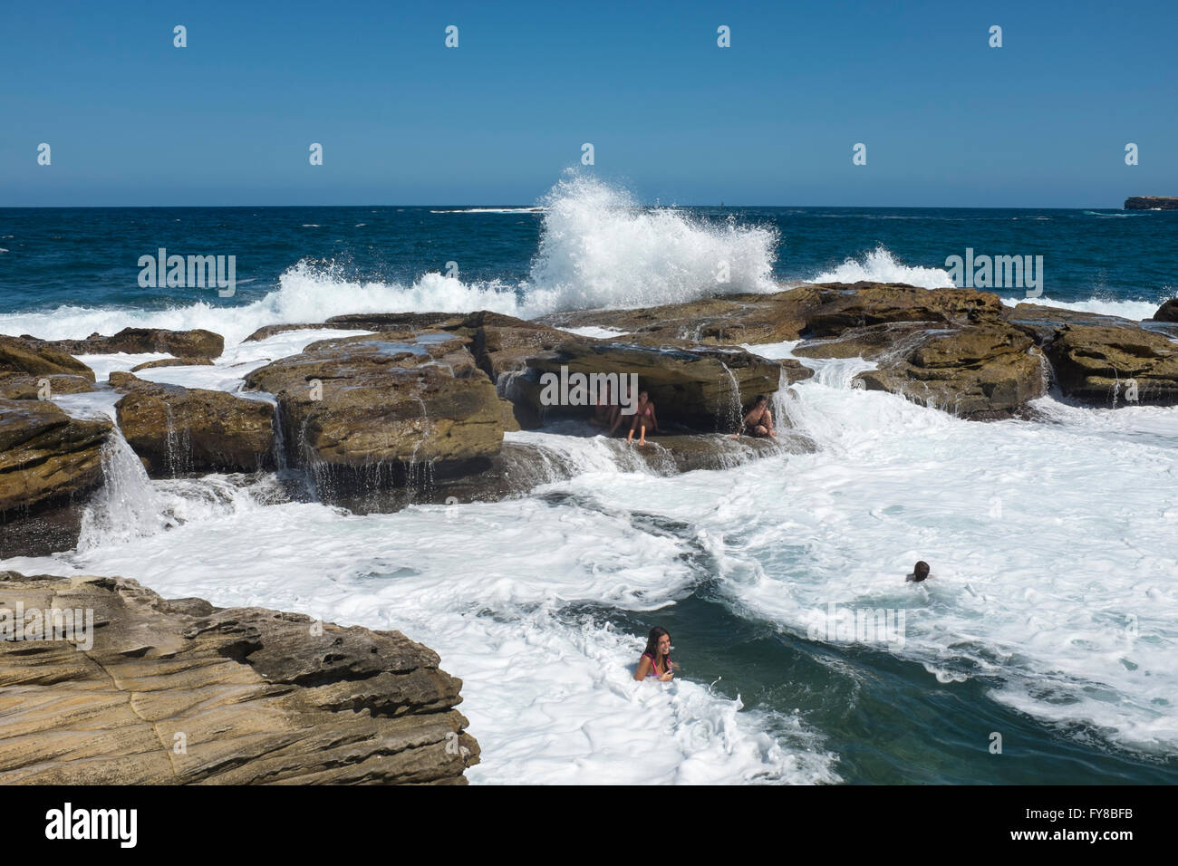 Giles baths beach new south hires stock photography and images Alamy