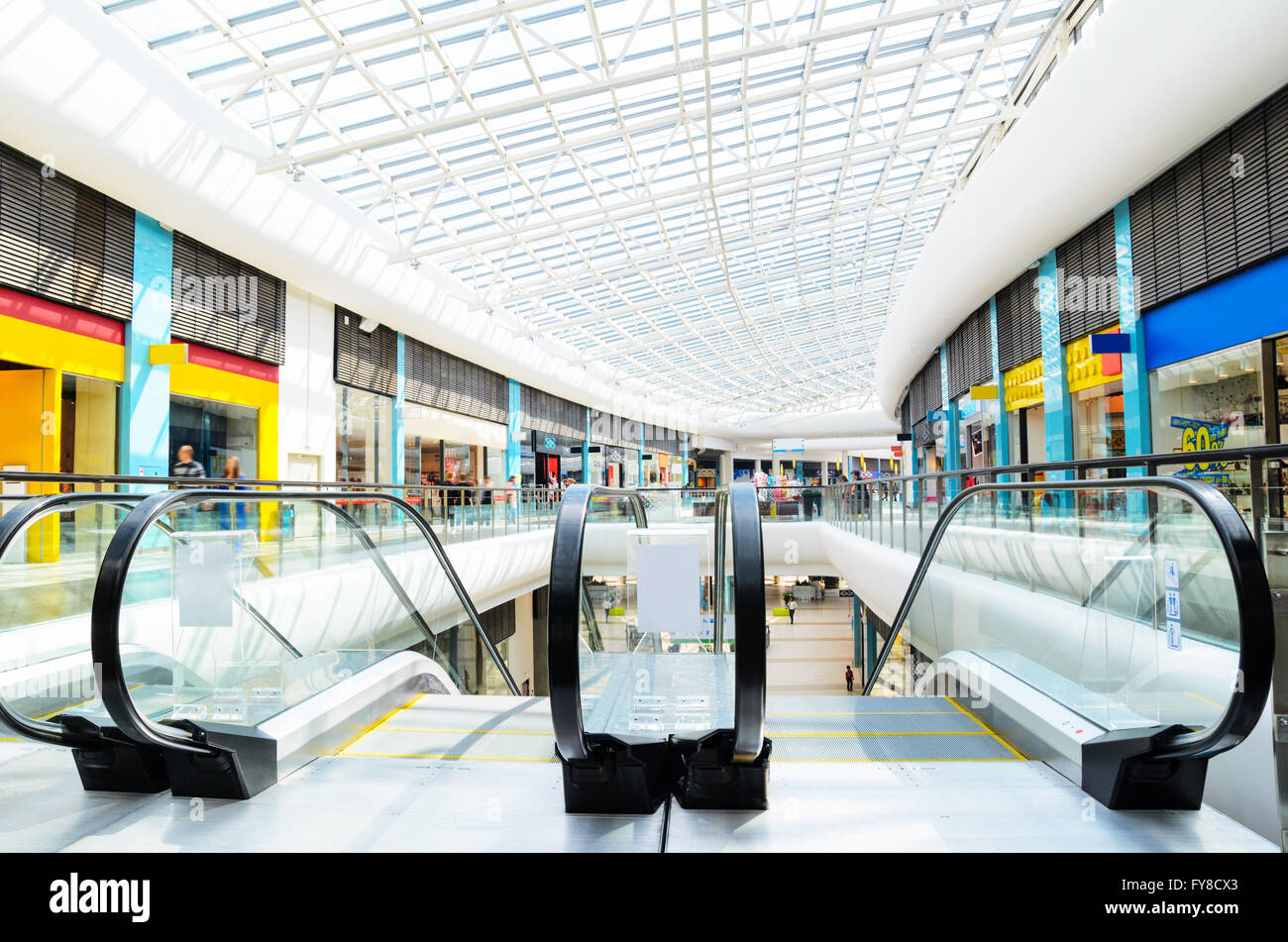 Escalator design retail hi-res stock photography and images - Alamy
