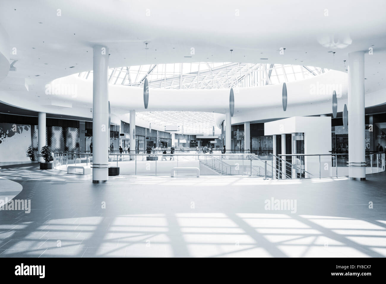 modern mall Stock Photo