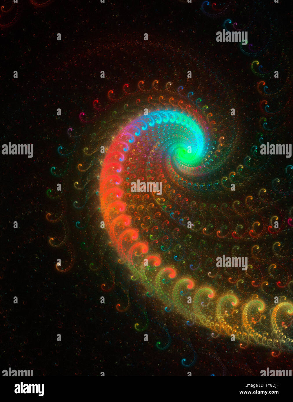 Abstract fractal illustration for modern creative design Stock Photo ...