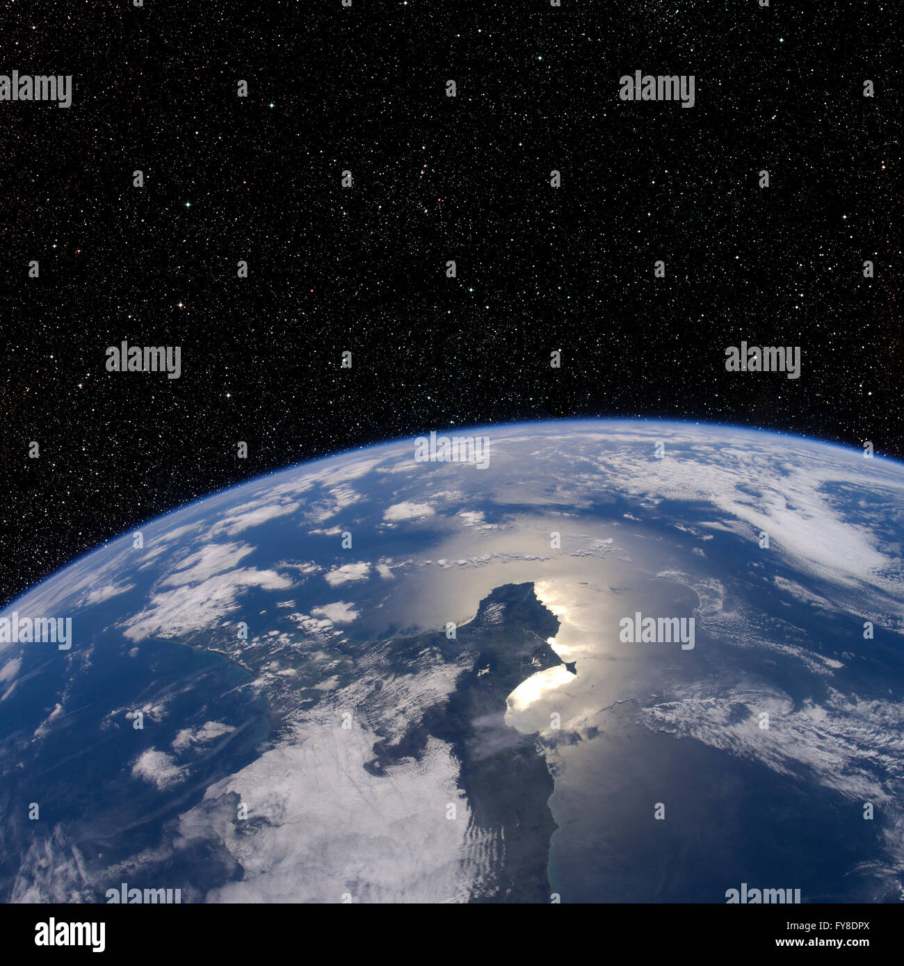 Planet Earth from space. Elements of this image furnished by NASA Stock Photo