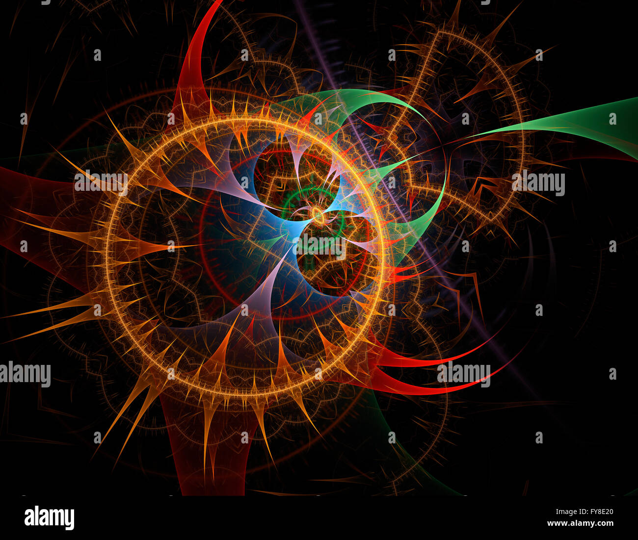 Abstract fractal illustration for modern creative design Stock Photo ...