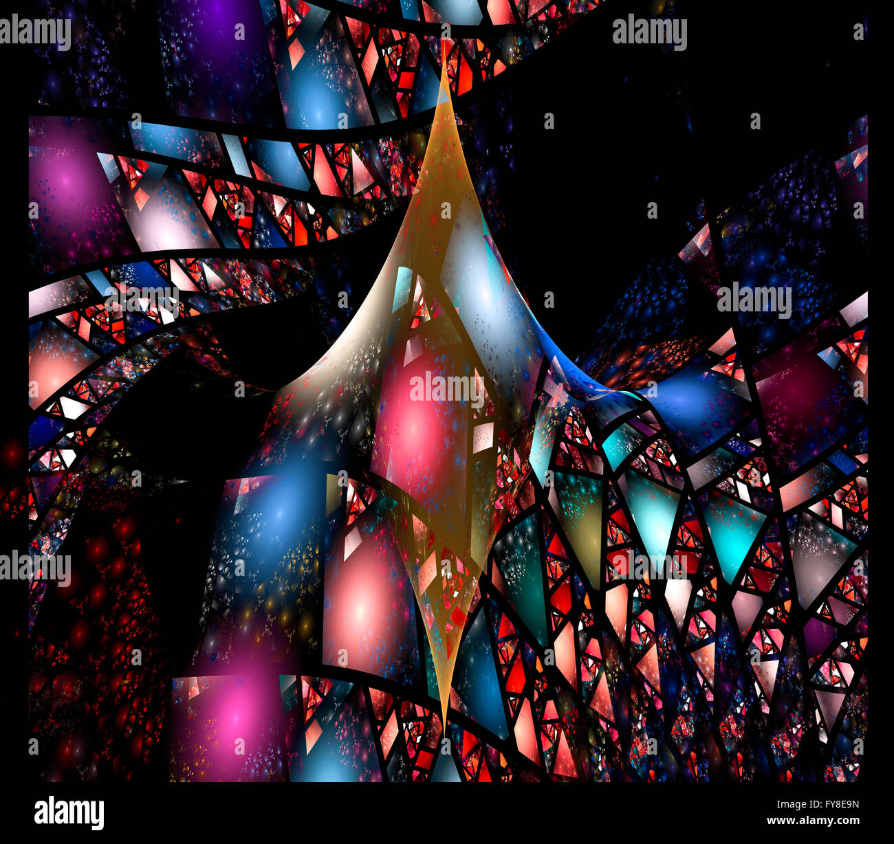 Abstract fractal illustration for modern creative design Stock Photo ...