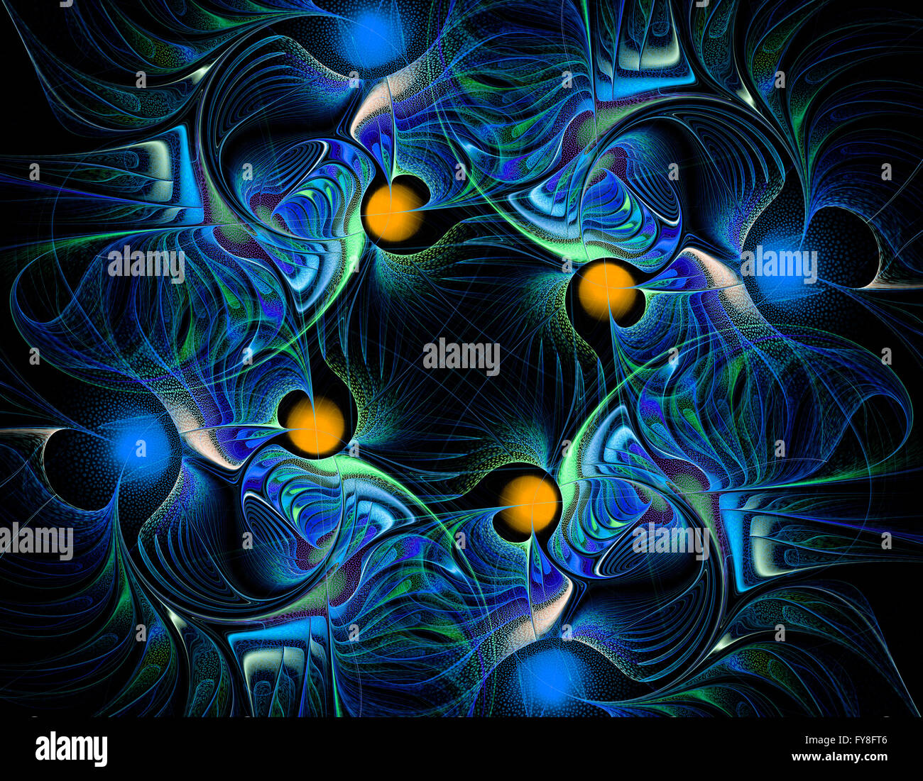 Abstract fractal illustration for modern creative design Stock Photo ...