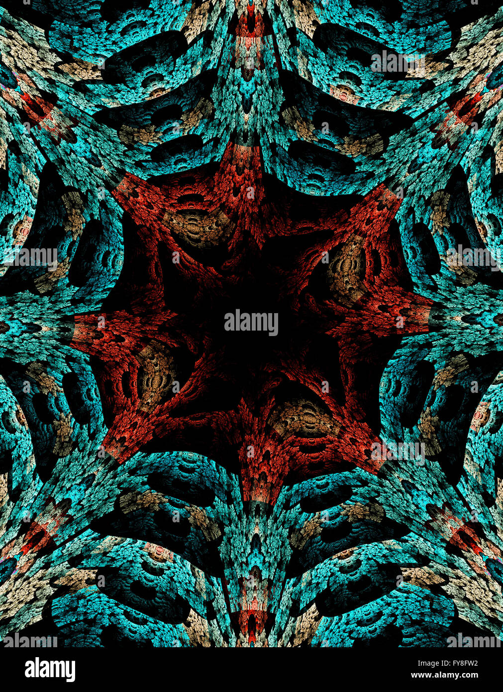 Abstract fractal illustration for modern creative design Stock Photo ...
