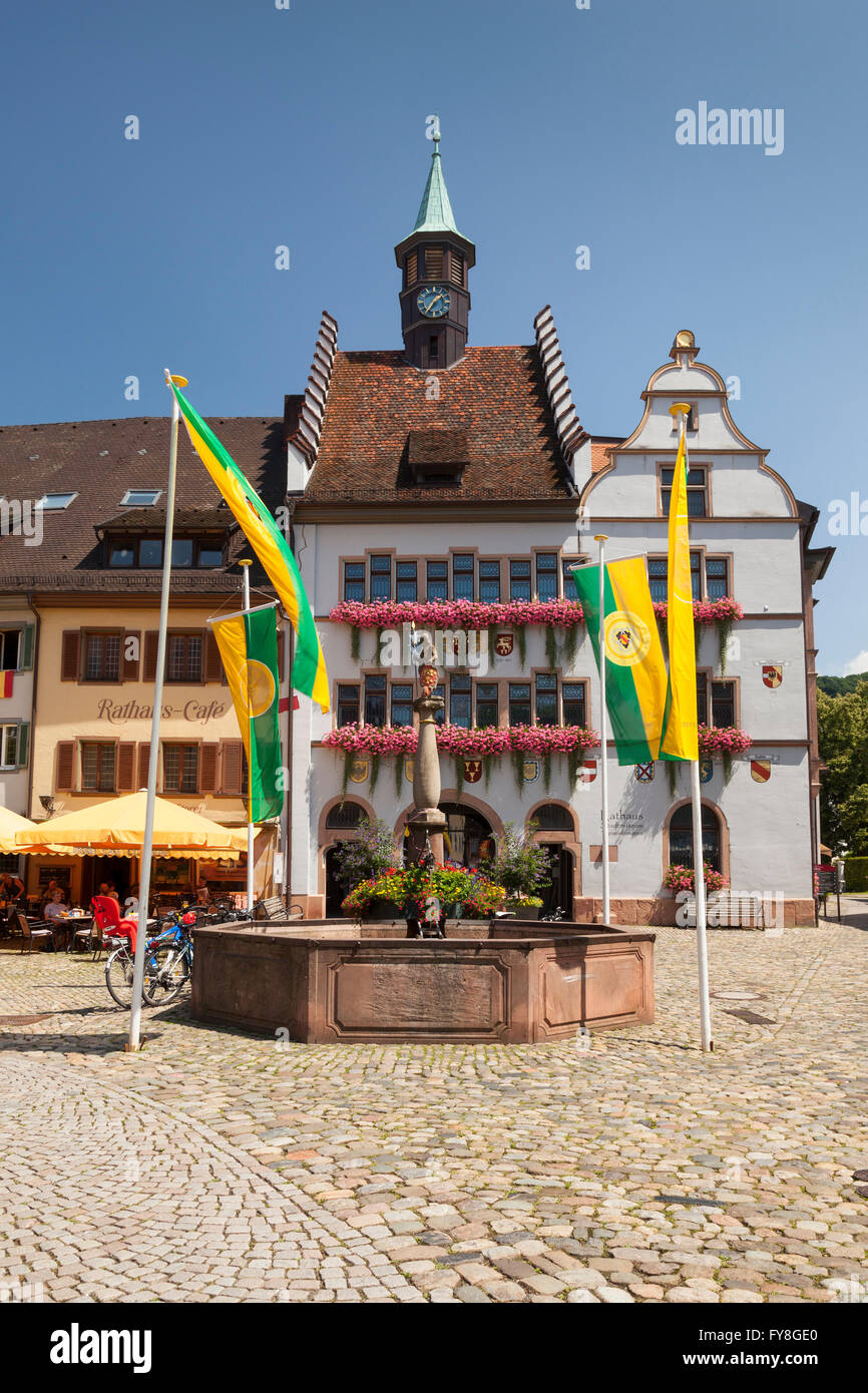 City Hall and City Museum, Staufen im Breisgau, Black Forest, Baden-Württemberg, Germany Stock Photo
