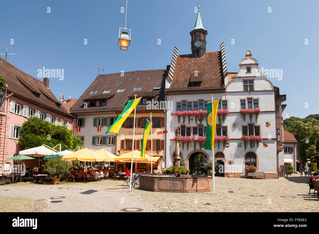 City Hall and City Museum, Staufen im Breisgau, Black Forest, Baden-Württemberg, Germany Stock Photo