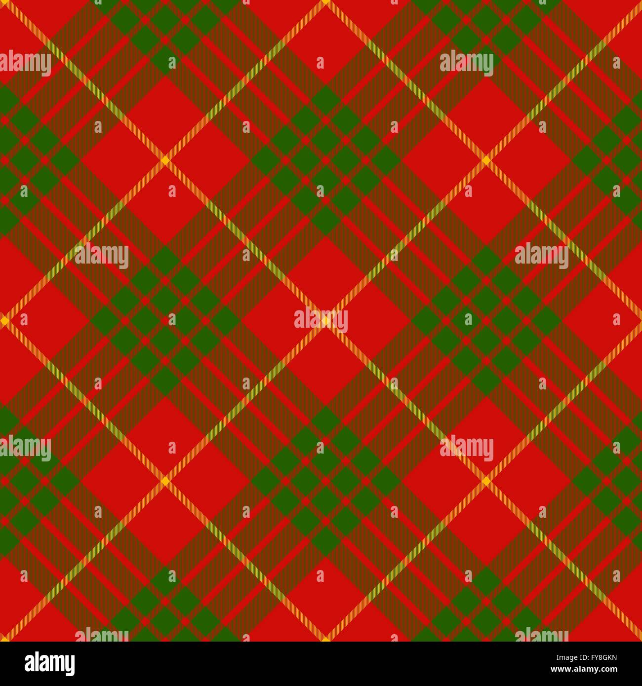 clan cameron tartan diagonal seamless background vector illustration ...