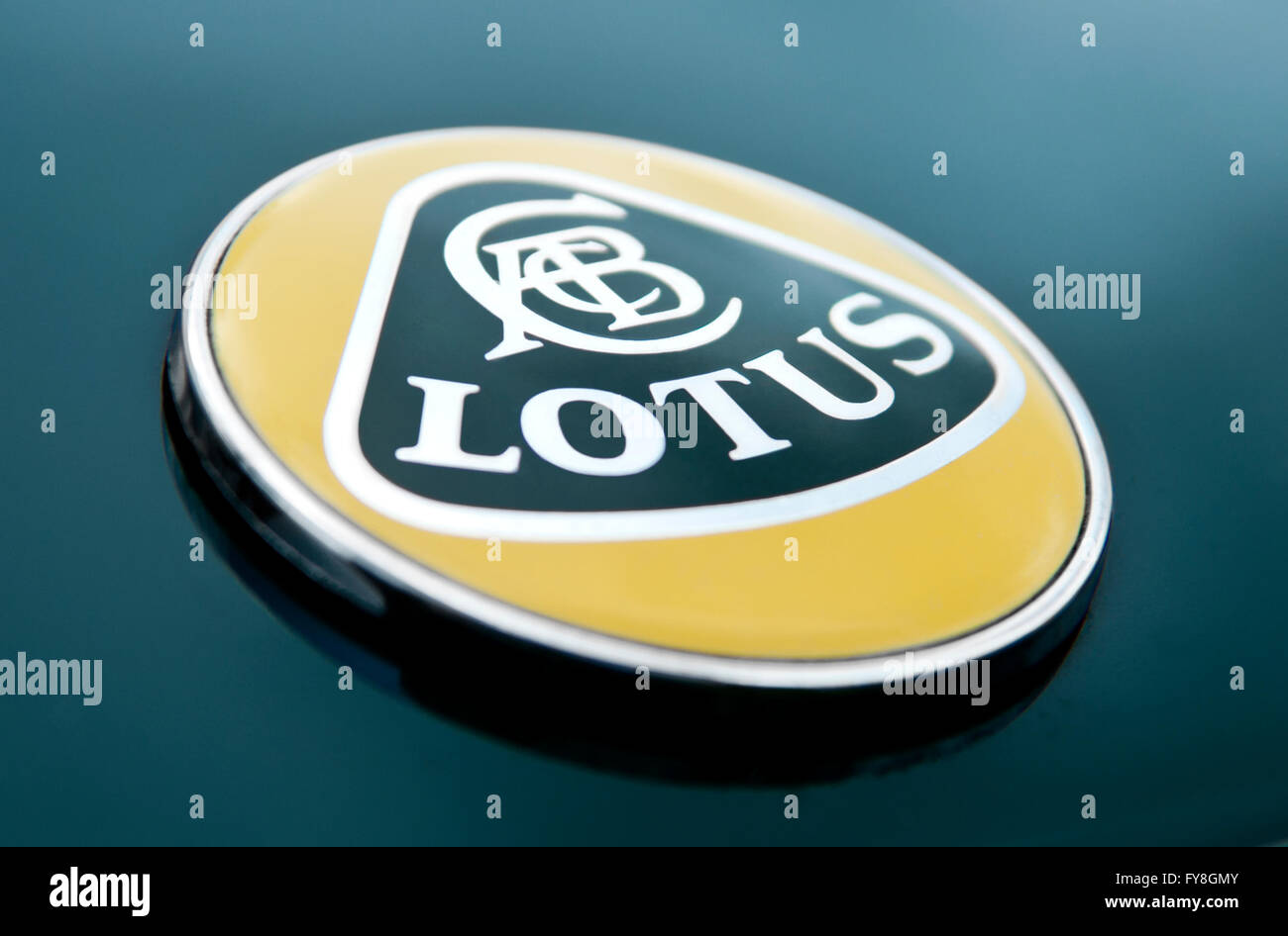 Lotus car logo Stock Photo