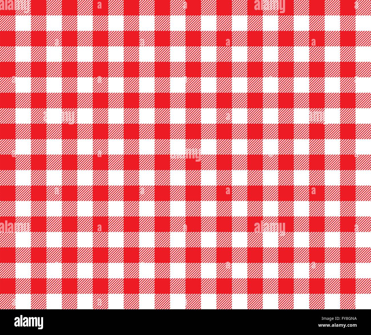 Red table cloth background seamless pattern. Vector illustration of