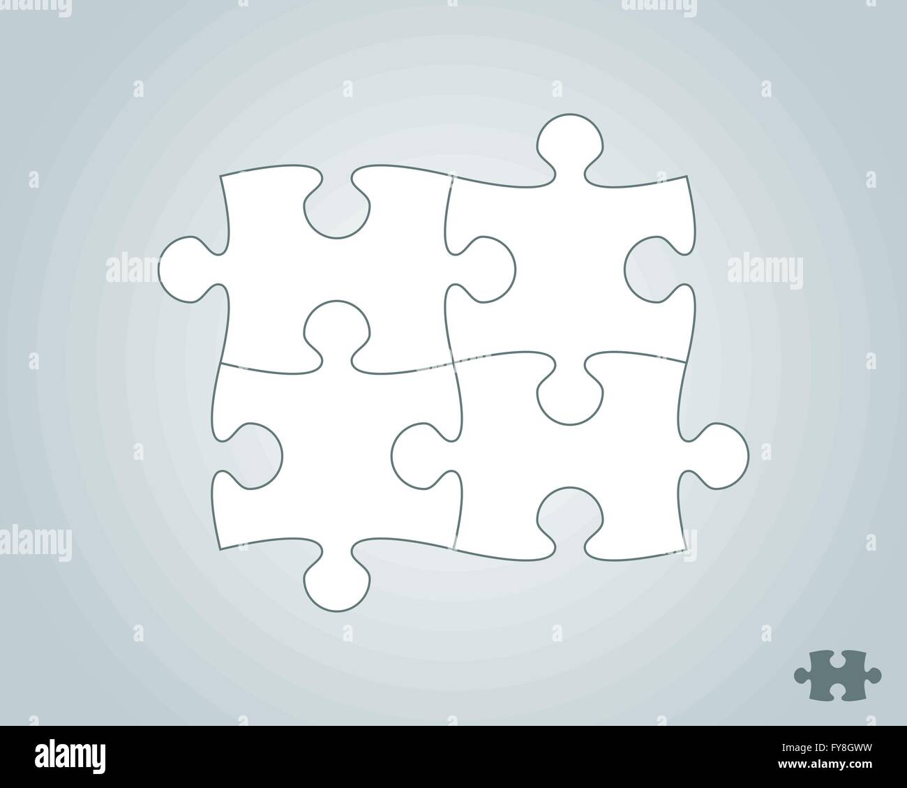 puzzle pieces vector illustration Stock Vector Image & Art - Alamy