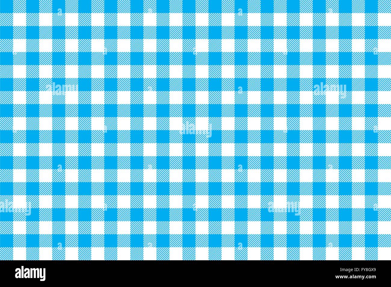 Tablecloth background blue seamless pattern. Vector illustration of