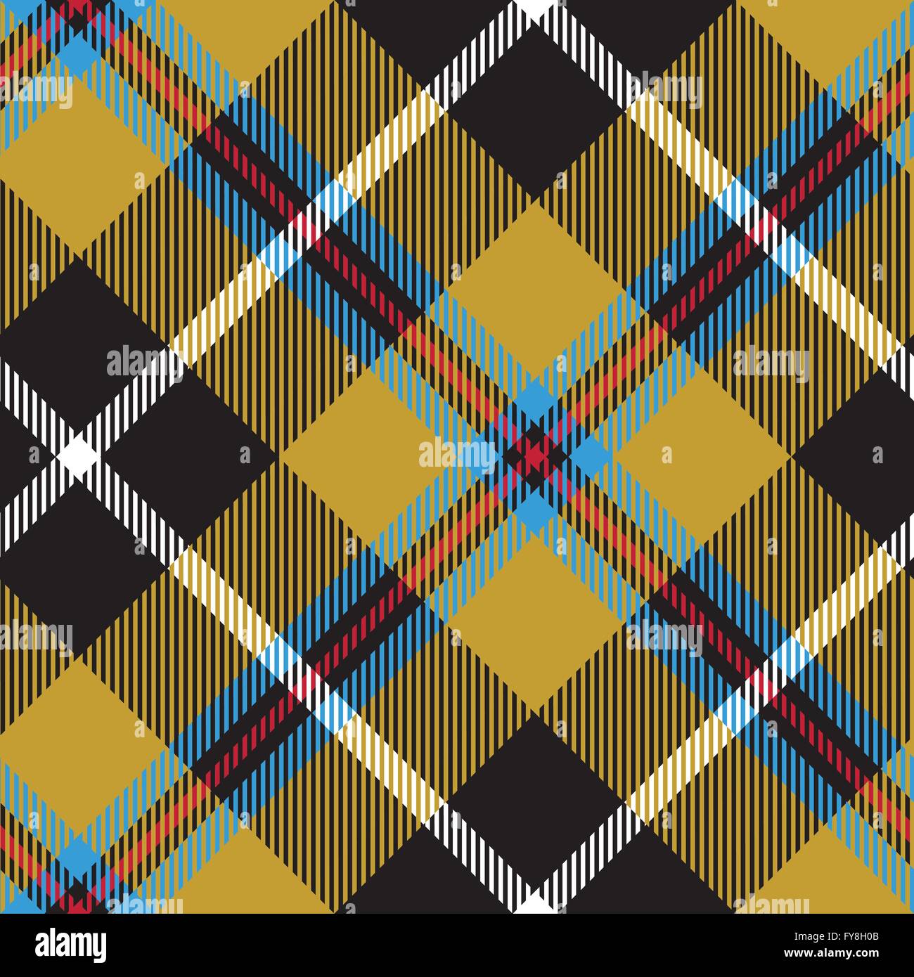 cornish tartan fabric texture seamless diagonal pattern. Vector ...