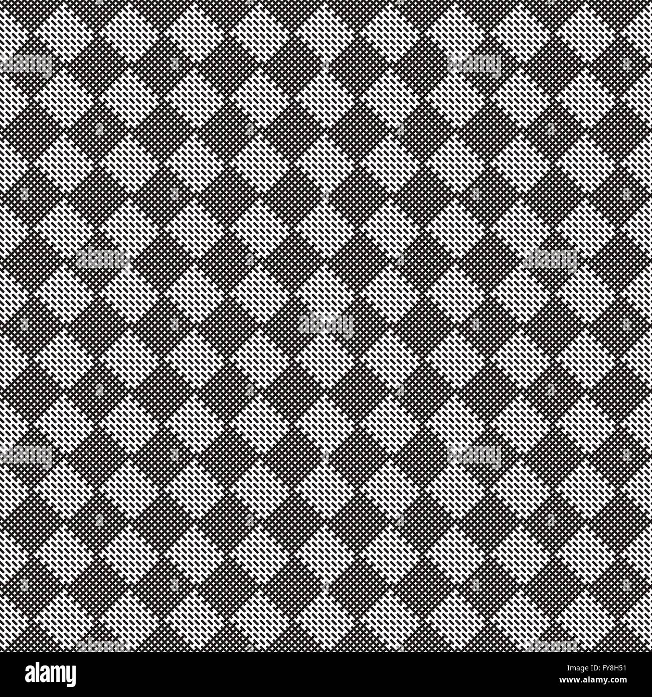 diagonal black and white seamless fabric texture pattern vector ...