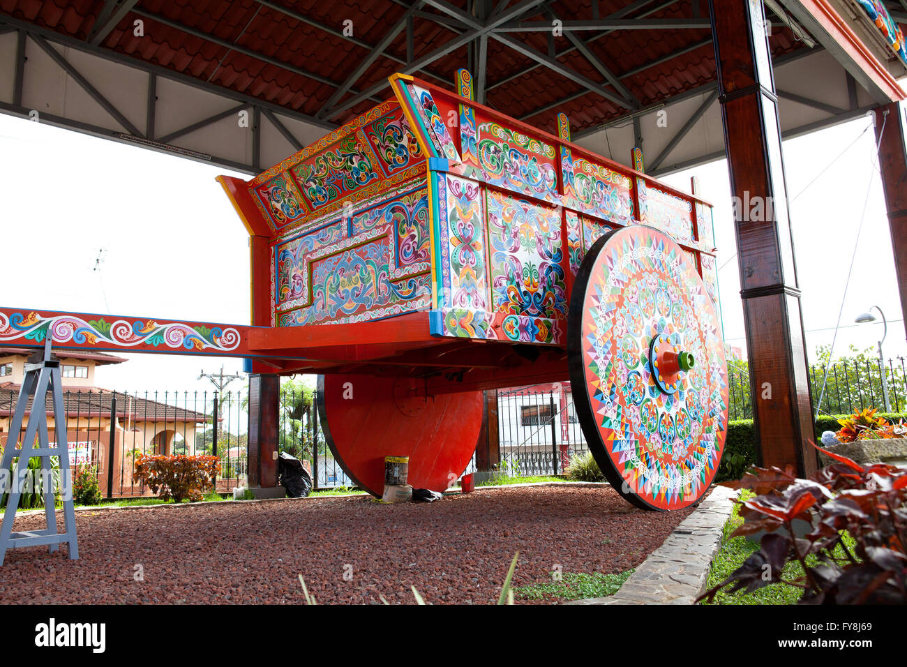 Oxcart costa rica hi-res stock photography and images - Alamy