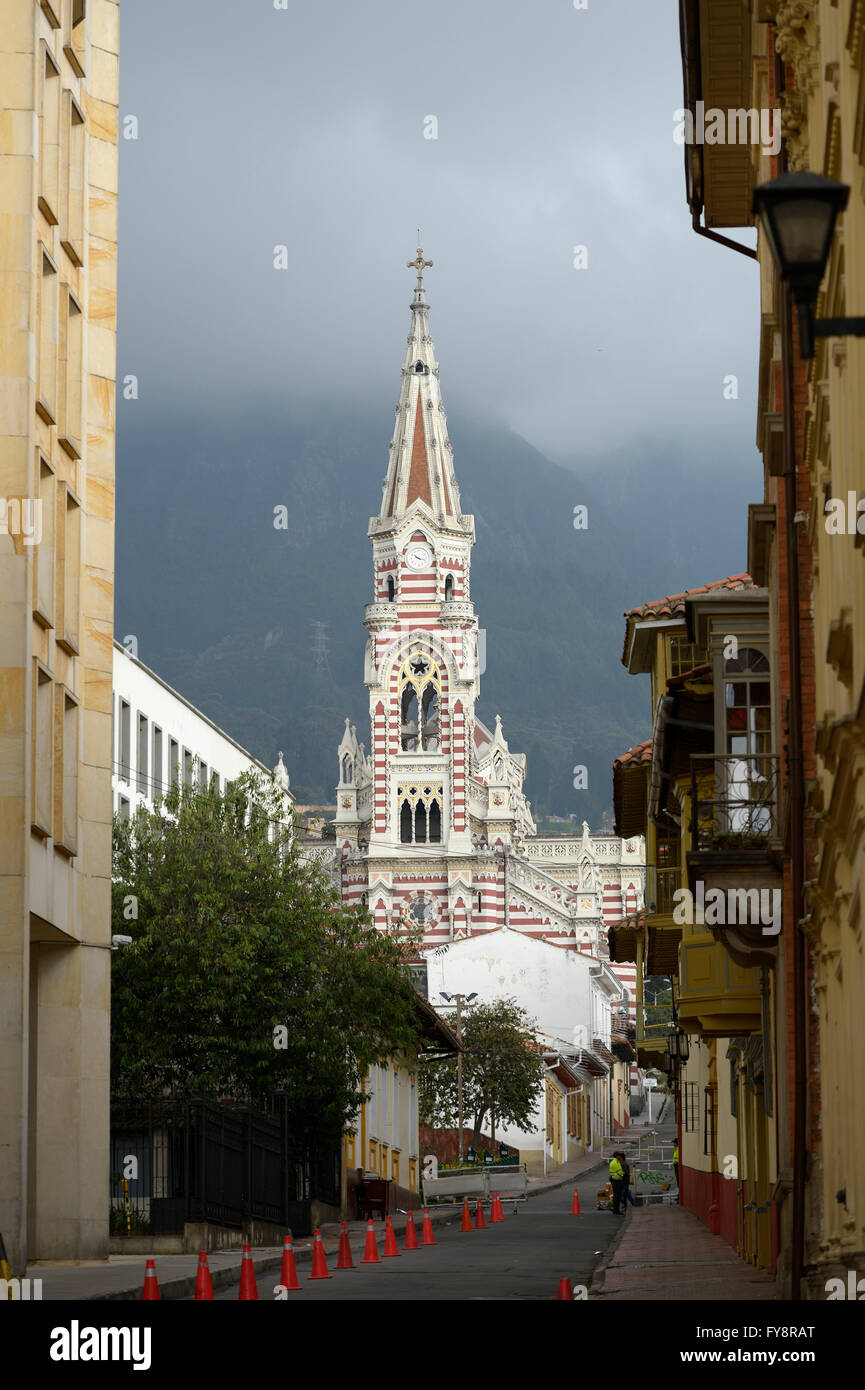 Colombia, Bogota, Santuario Nuestra Senora del Carmen Stock Photo