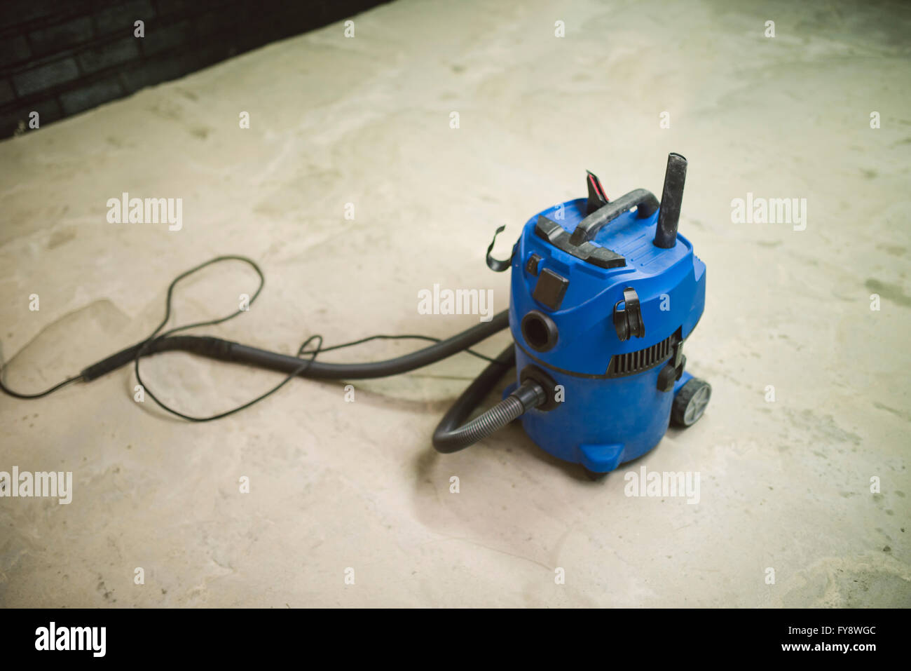 Industrial vacuum cleaner at construction site Stock Photo Alamy
