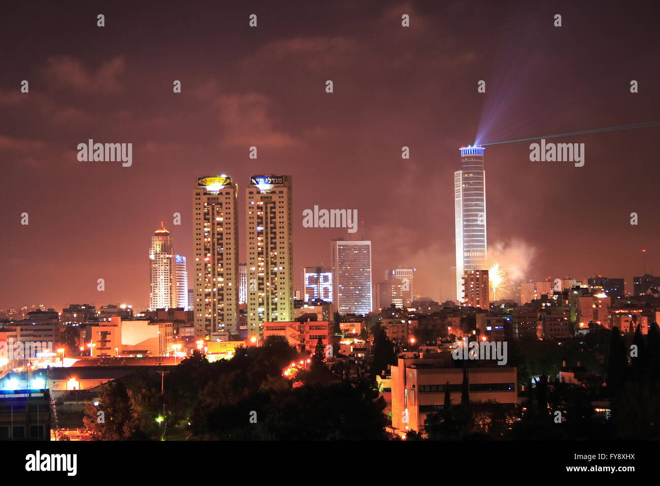 Day of independence of Israel Stock Photo - Alamy