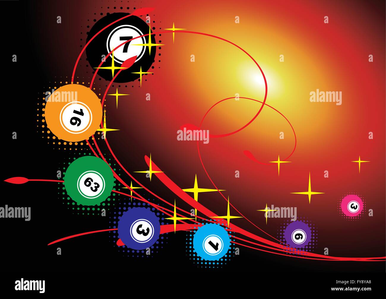 Abstract lottery background Stock Vector Image & Art - Alamy