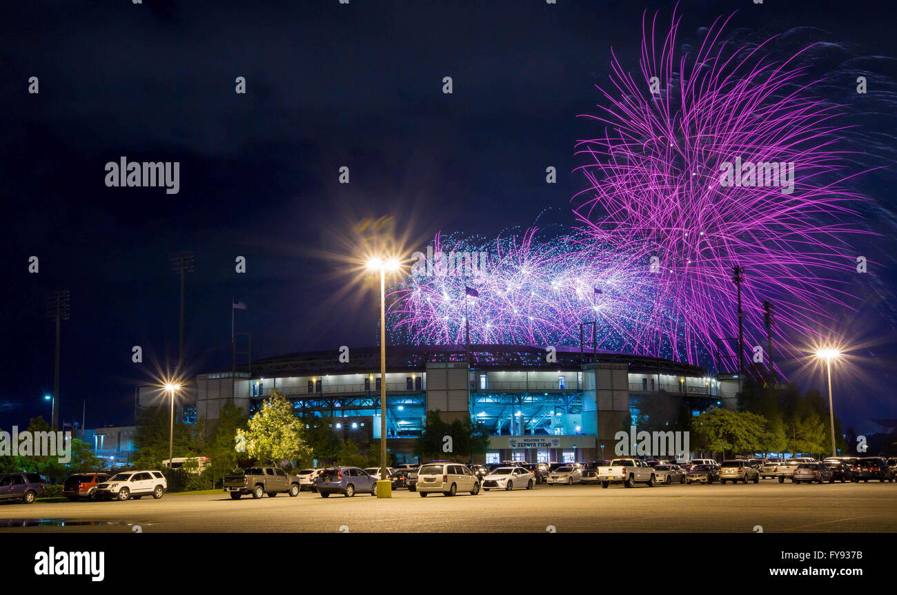 Metairie, LA, USA. 22nd Apr, 2016. New Orleans Zephyrs stadium, Zephyrs