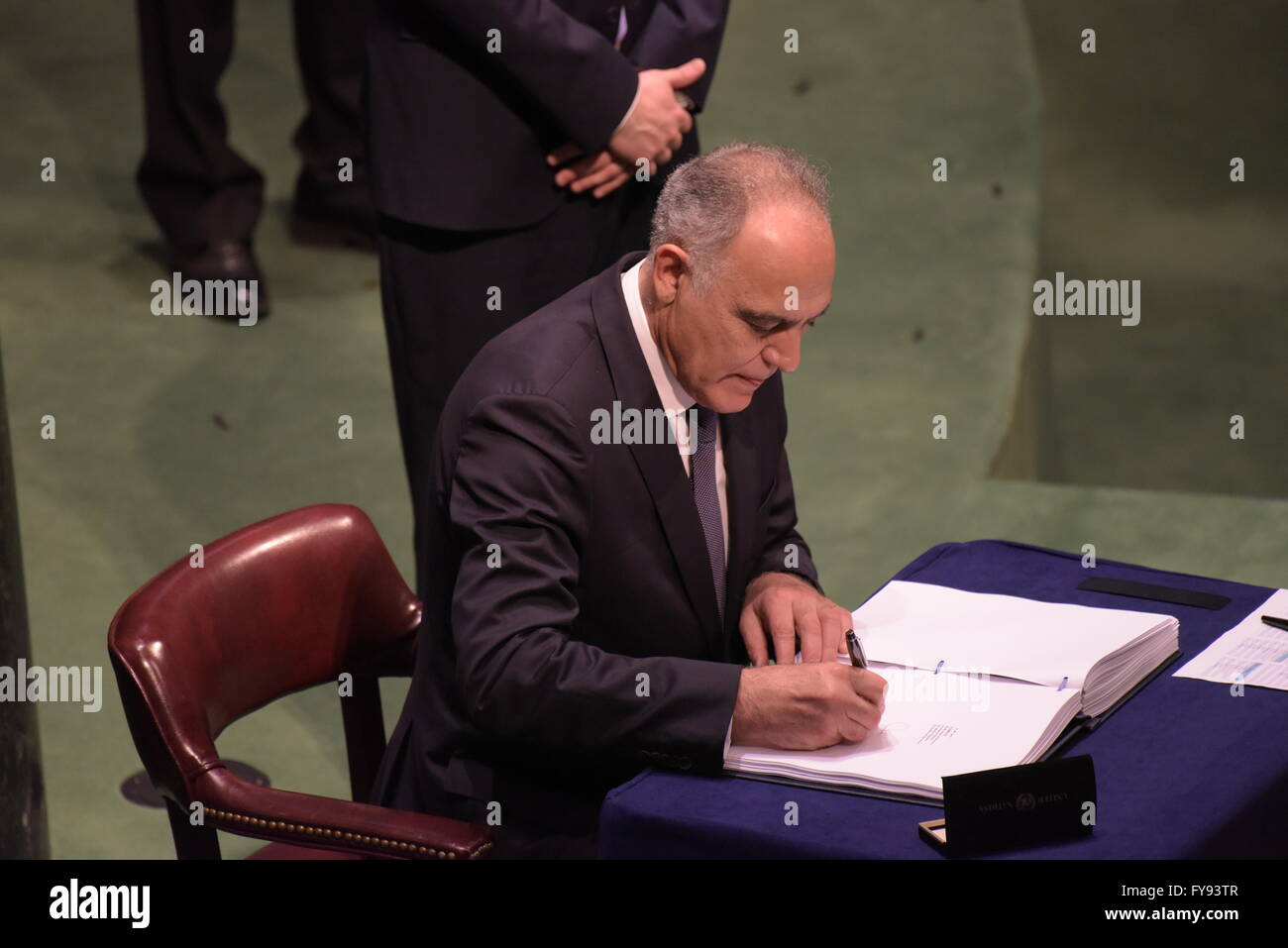 New York City, United States. 22nd Apr, 2016. The United Nations