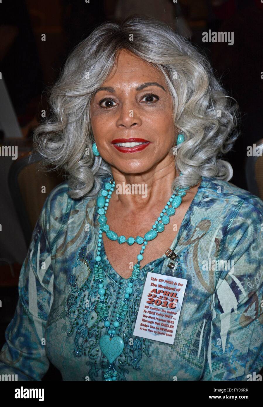 Parsippany, NJ, USA. 23rd Apr, 2016. Lynne Moody in attendance for Chiller Theatre Toy, Model and Film Expo, Sheraton Parsippany, Parsippany, NJ April 23, 2016. Credit:  Derek Storm/Everett Collection/Alamy Live News Stock Photo