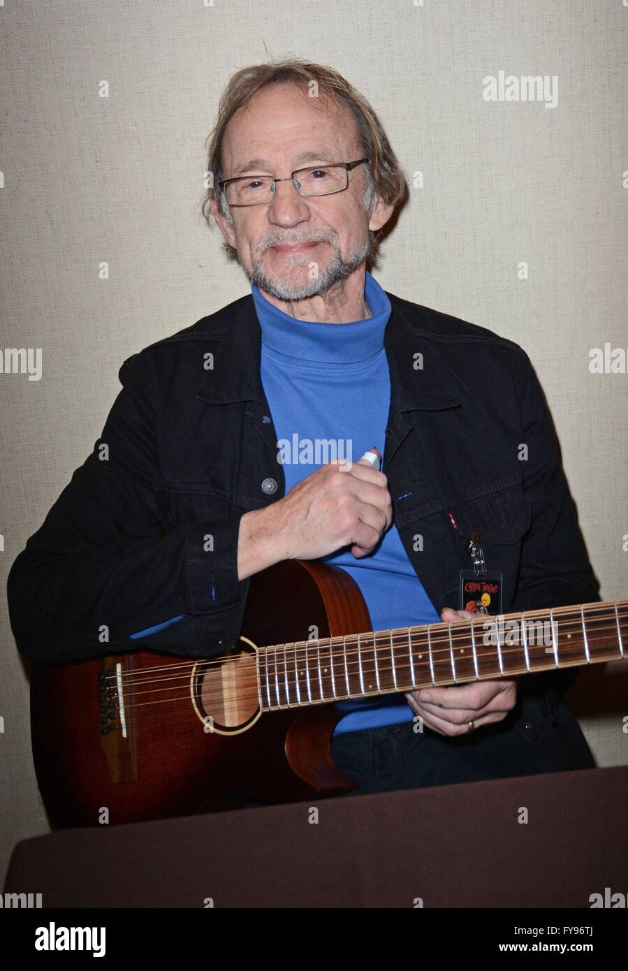 Parsippany, NJ, USA. 23rd Apr, 2016. Peter Tork of the Monkees in attendance for Chiller Theatre Toy, Model and Film Expo, Sheraton Parsippany, Parsippany, NJ April 23, 2016. Credit:  Derek Storm/Everett Collection/Alamy Live News Stock Photo