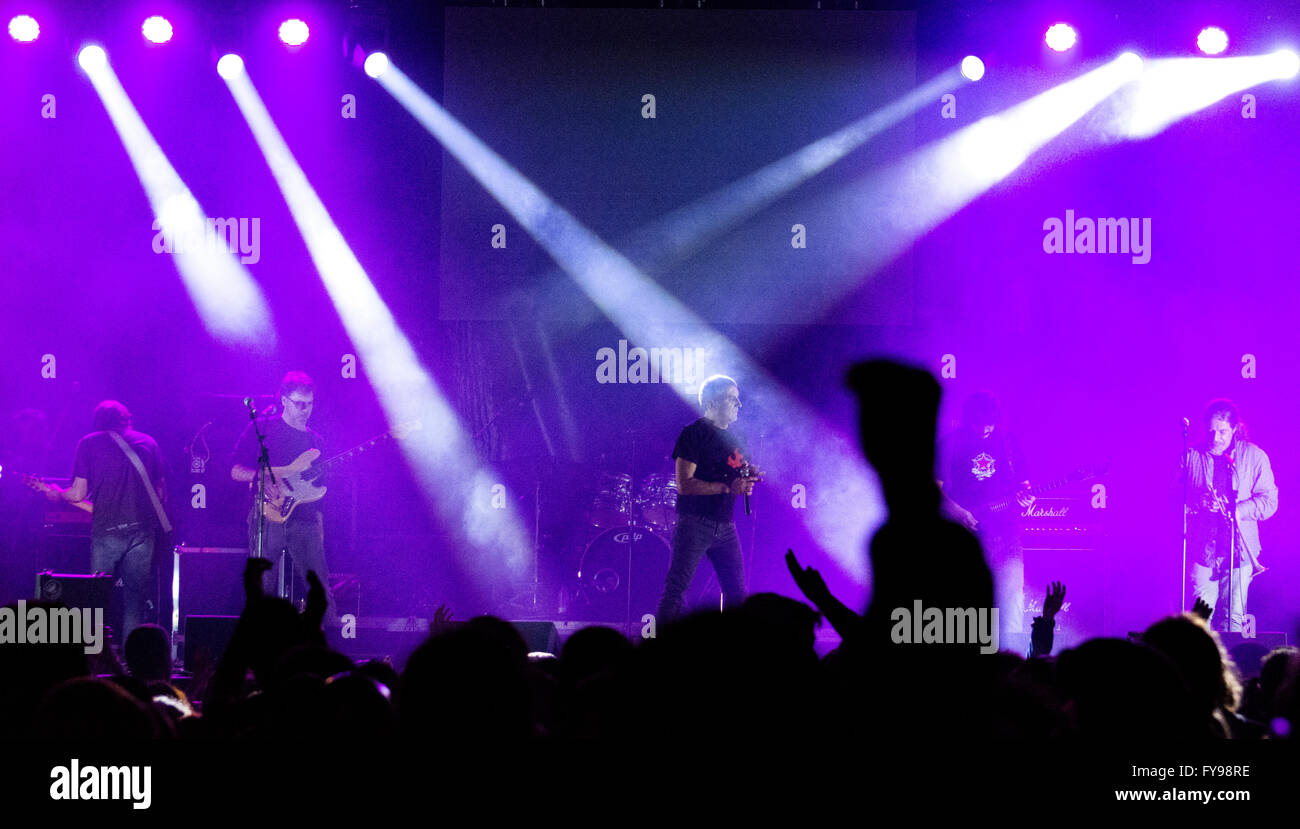 Oviedo, Spain. 24th April, 2016. Concert of the Spanish folk rock band