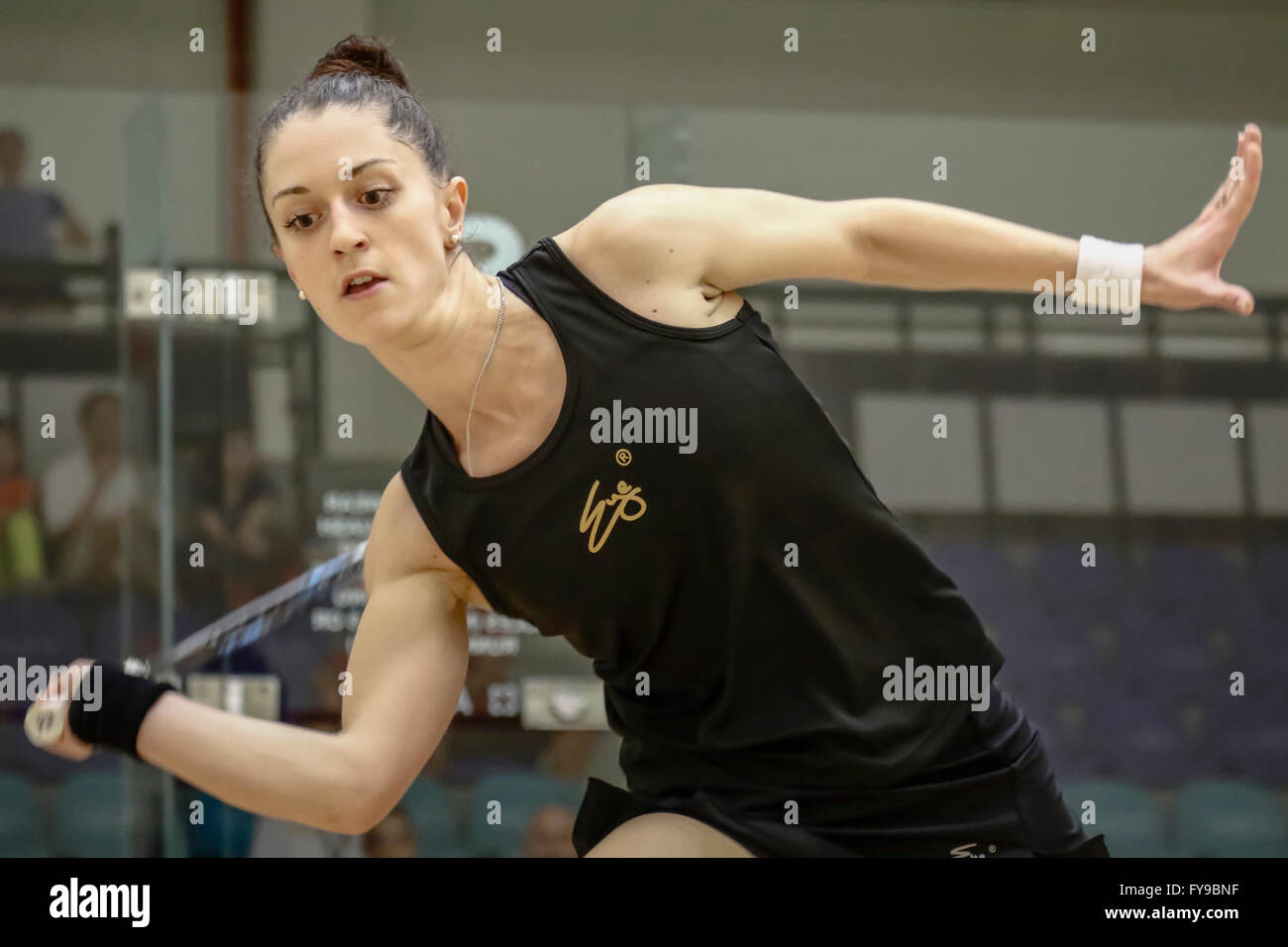 Kuala Lumpur, Malaysia. 24th Apr, 2016. Coline Aumard (FRA) competing