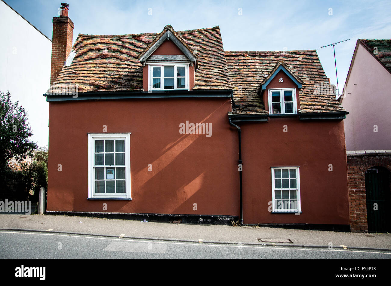 Old brown house in Saffron Walden, Essex, England Stock Photo Alamy