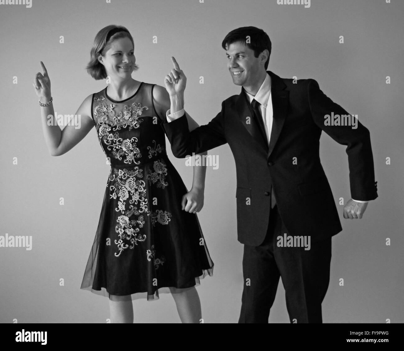 Couple dancing Stock Photo