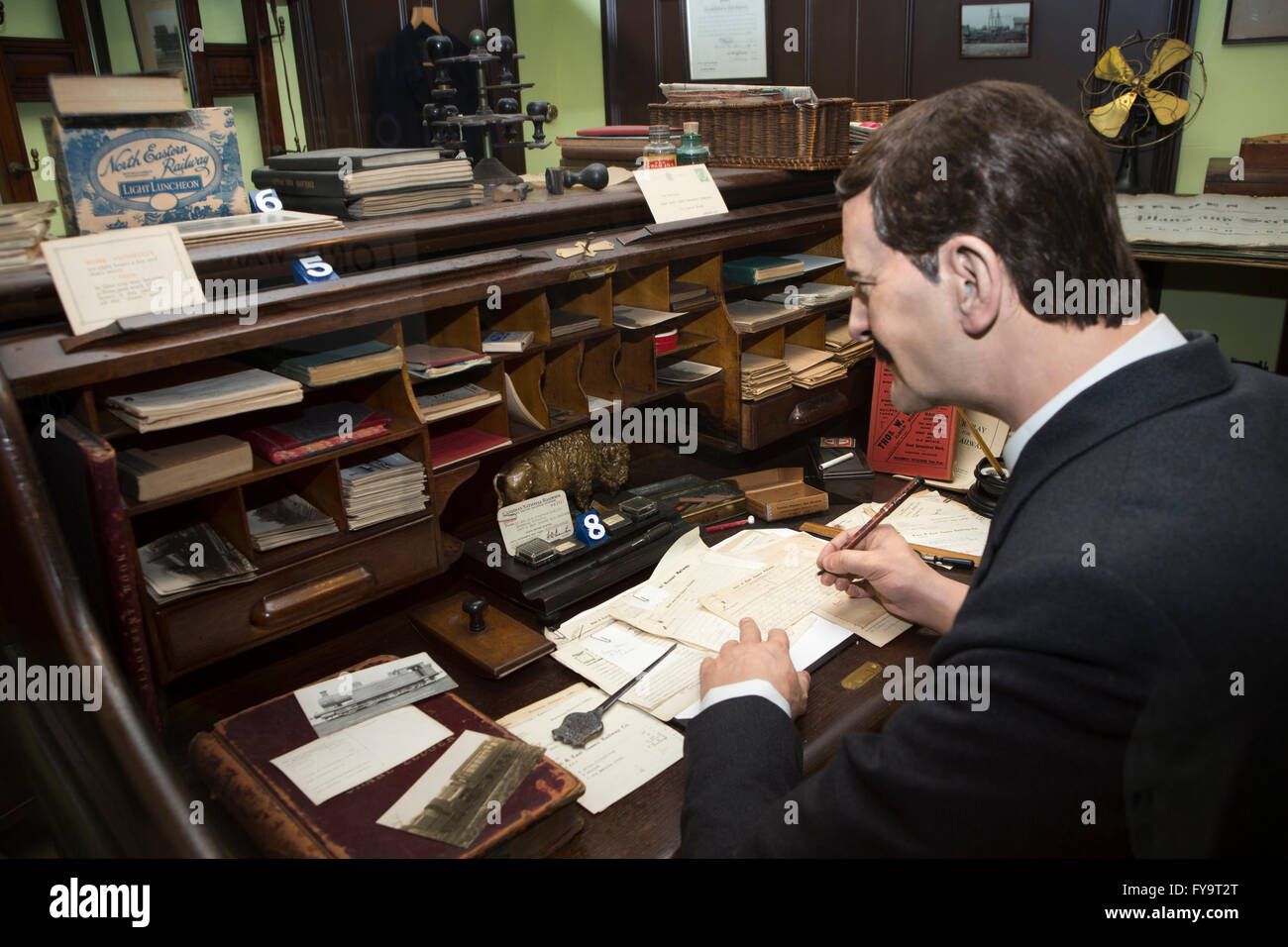 UK, Kent, Tenterden, Colonel Stephens Railway museum, Station master’s