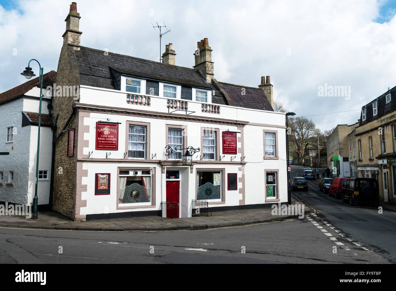 Larkhall a village suburb of Bath Somerset england The Larkhall Inn Pub