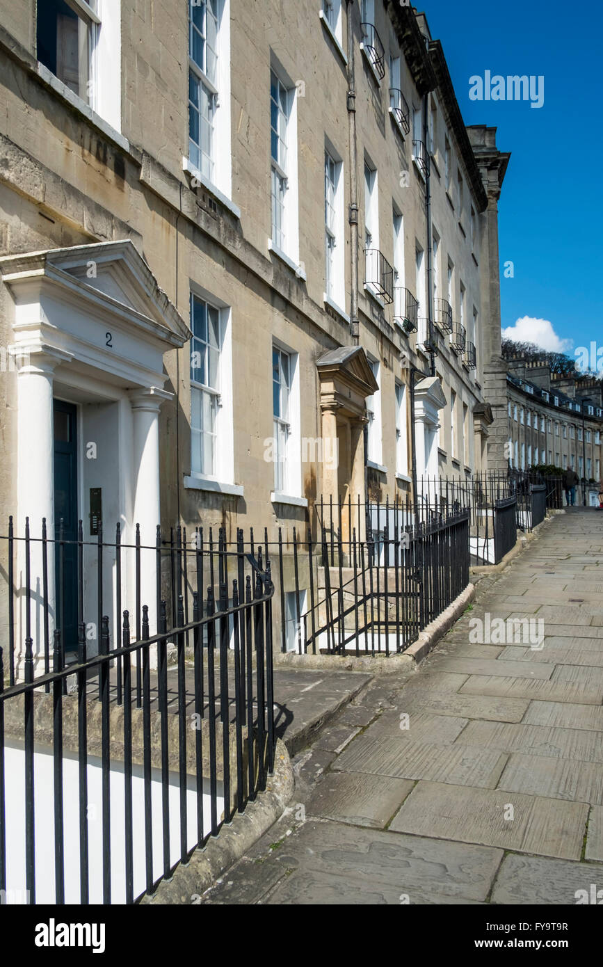 Bath Somerset England UK Camden Crescent Bath Stock Photo Alamy