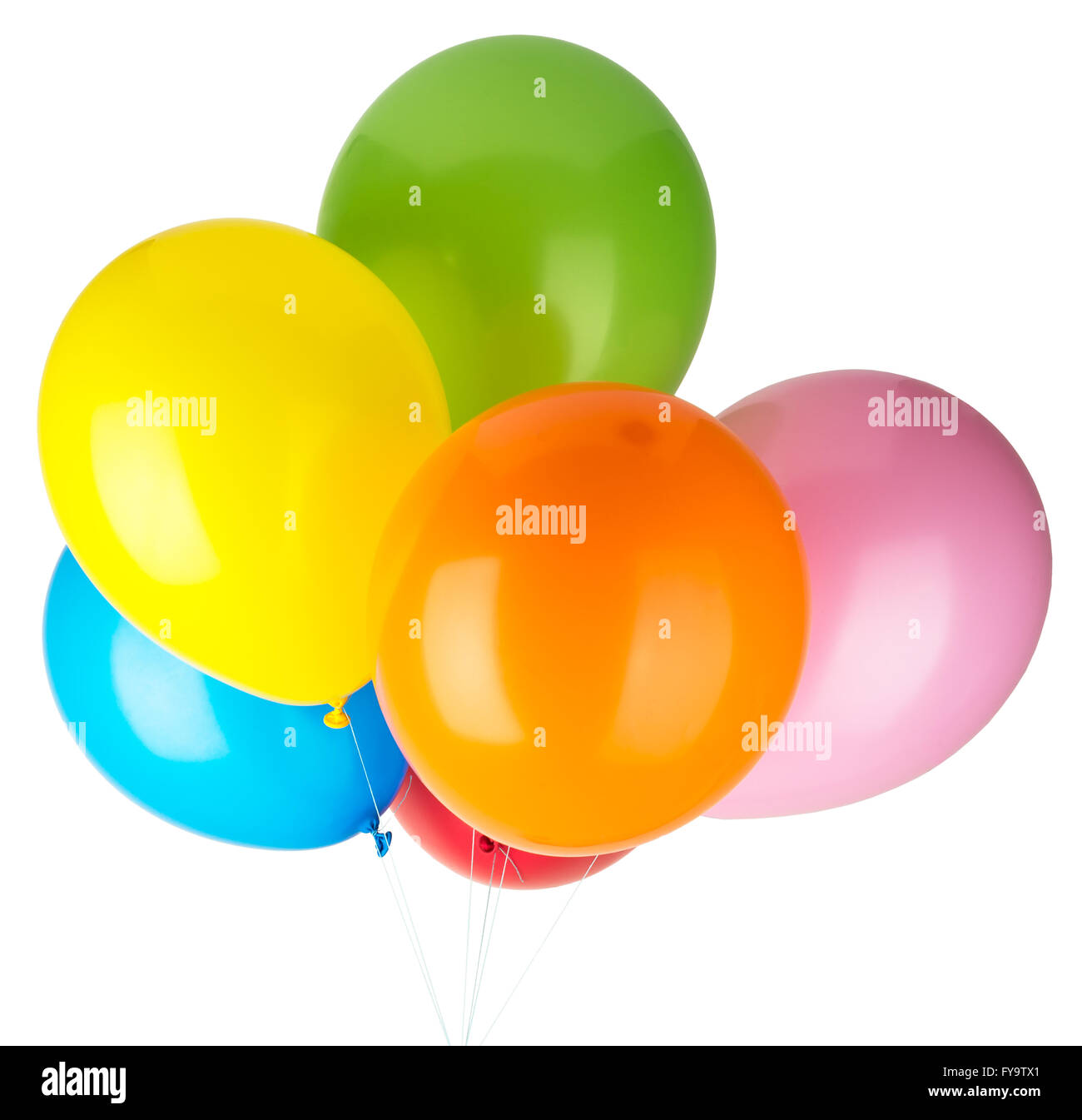 Childrens party balloons Stock Photo Alamy