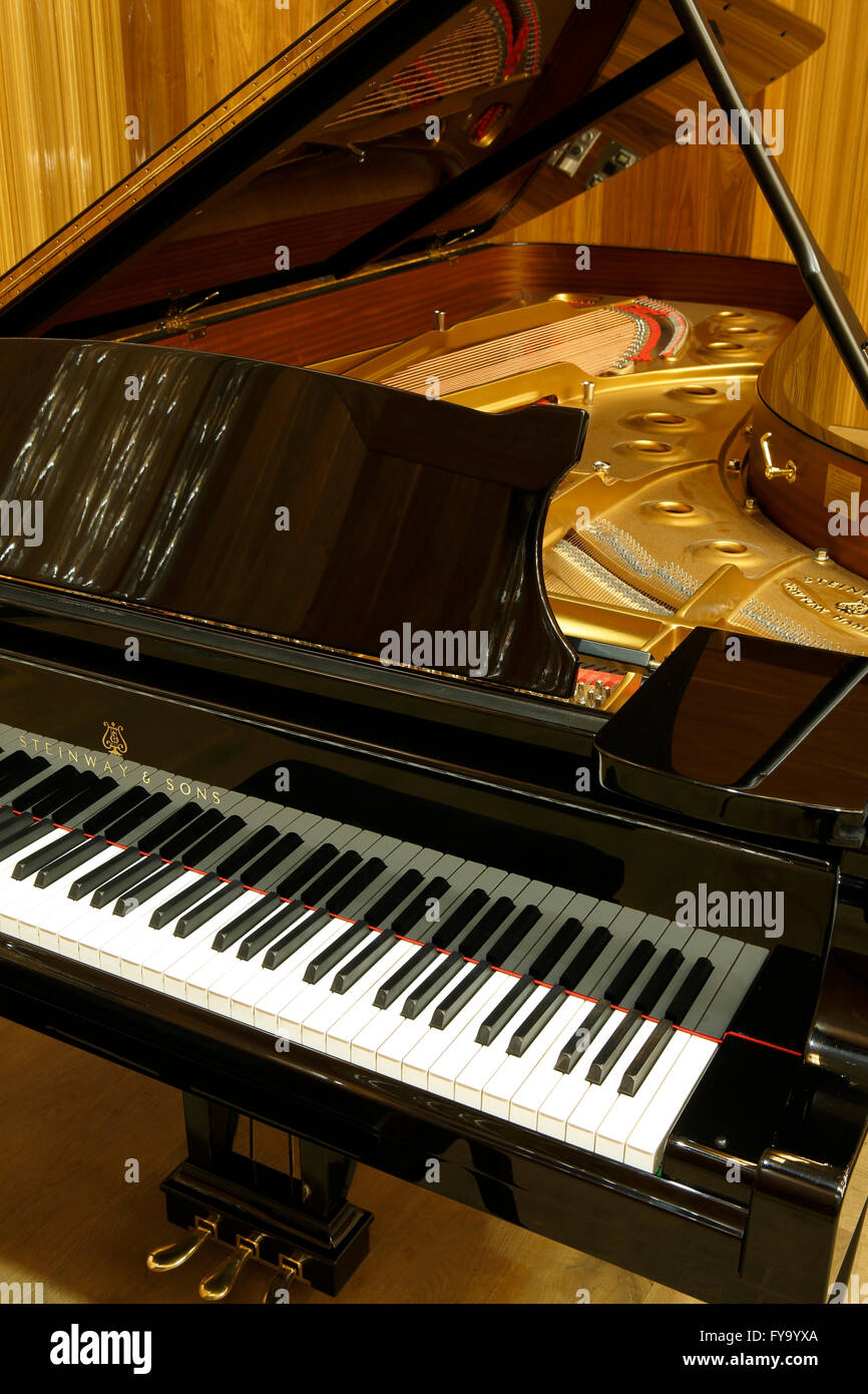 Steinway & Sons grand piano Stock Photo