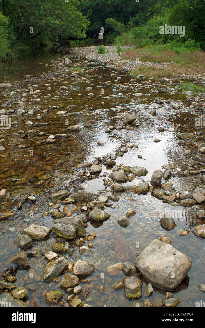 Mignone river, Monterano Regional Nature Reserve, Canale Monterano, Lazio, Italy Stock Photo
