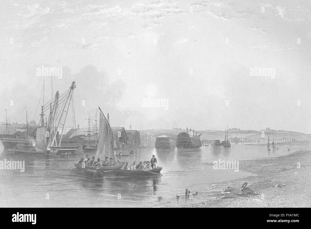 Chatham docks Black and White Stock Photos & Images Alamy