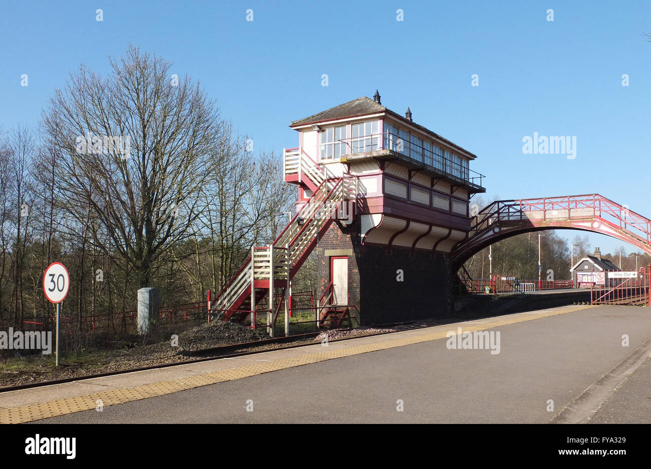 Haltwhistle station, Northumberland Stock Photo