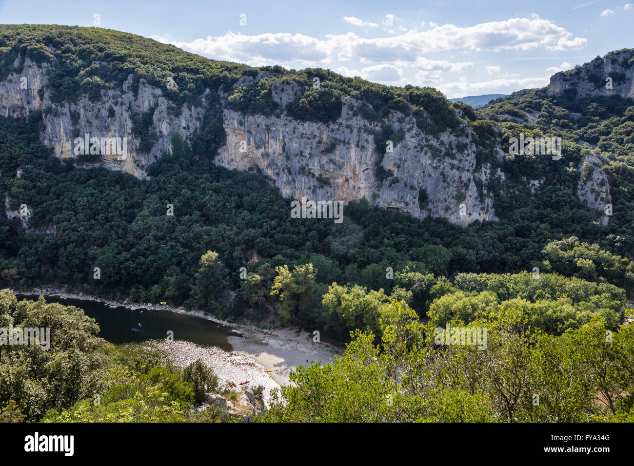 Ardèche Gorge, Ardèche, France Stock Photo - Alamy