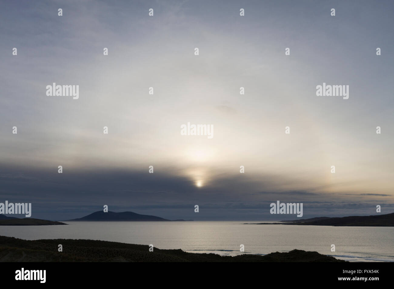 Sound of Taransay, Outer Hebrides Stock Photo