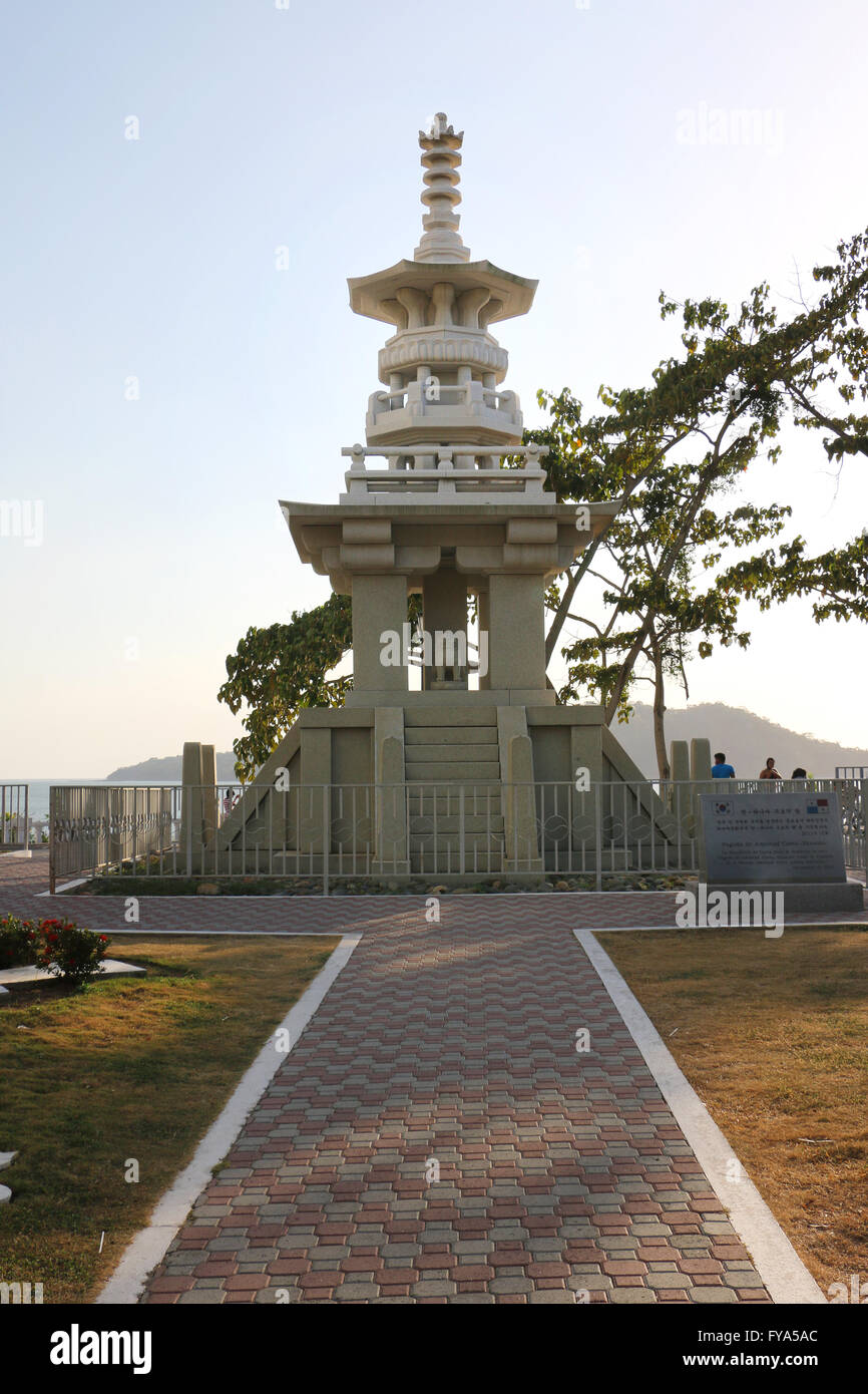 Panama Korea Friendship Monument At The Amador Causeway Panama City Panama Stock Photo Alamy