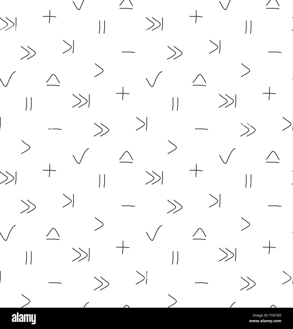 Multimedia seamless pattern. Vector illustration. EPS 10 Stock Vector ...
