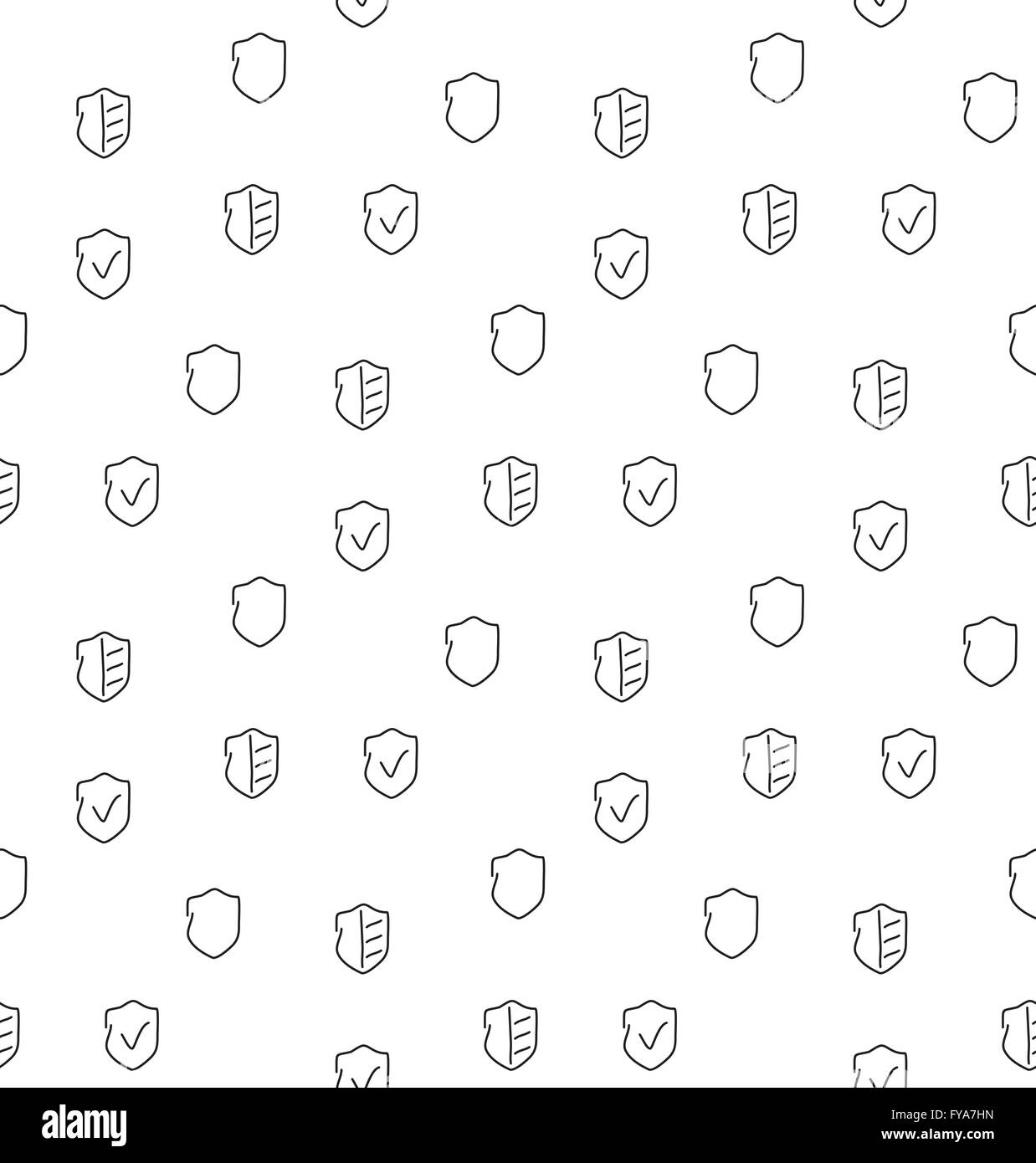Security seamless pattern. Vector illustration. EPS 10 Stock Vector ...