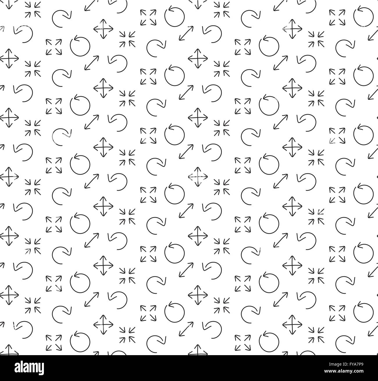 Arrows pattern seamless. Vector illustration. EPS 10 Stock Vector Image ...