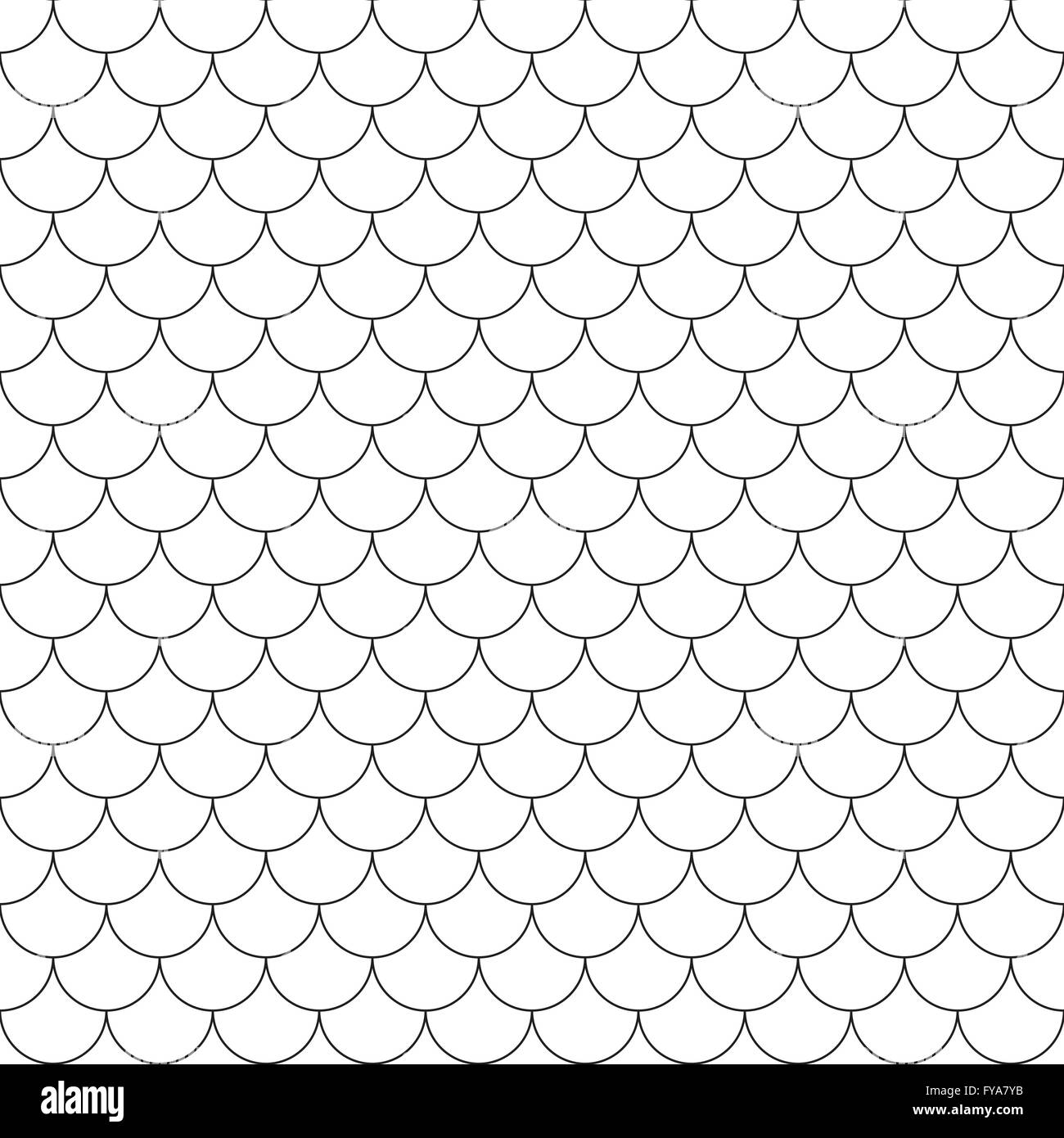 fish scales simple seamless pattern .Vector illustration. EPS 10 Stock