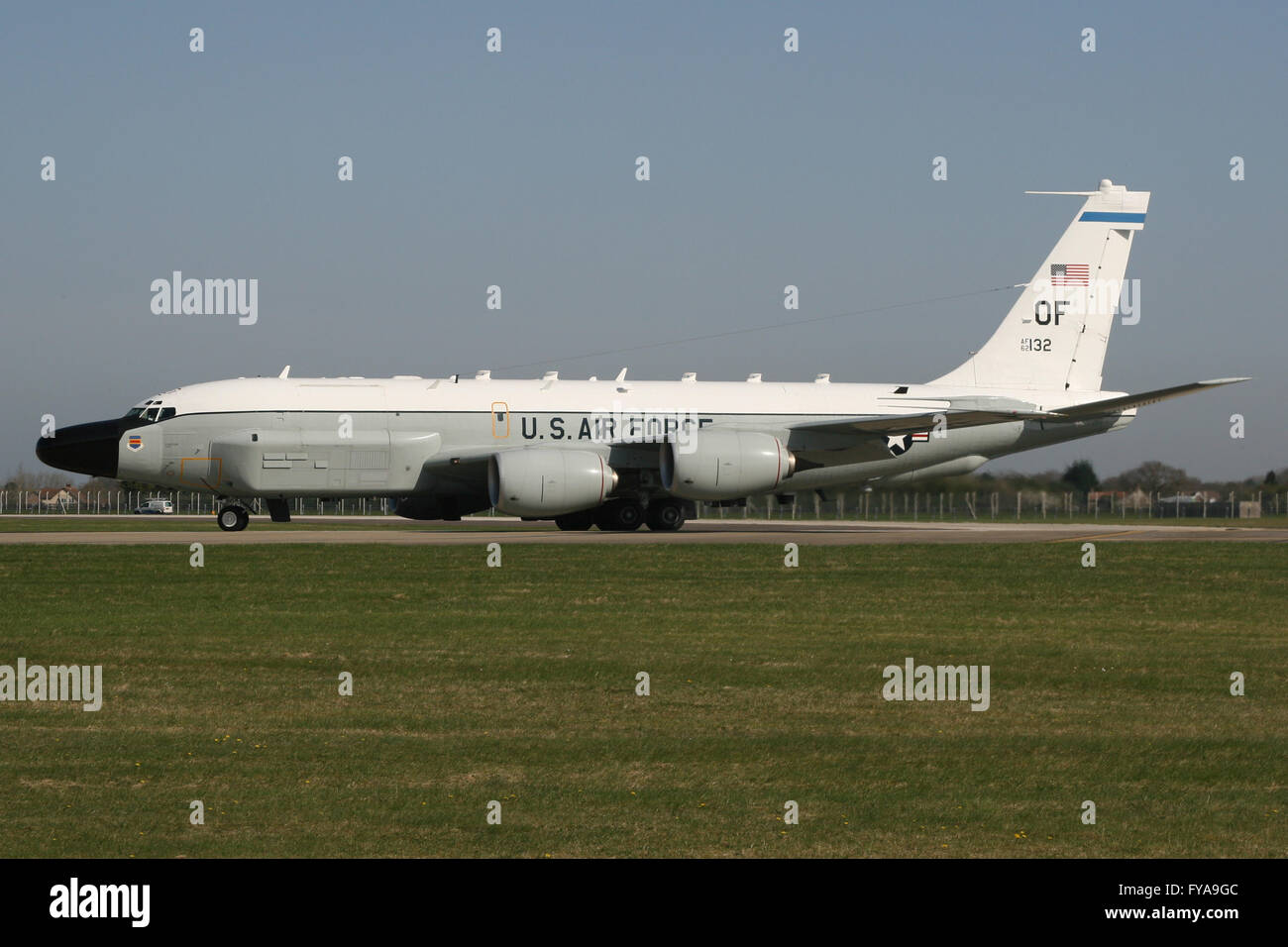 USAF BOEING RC135W RIVET JOINT Stock Photo